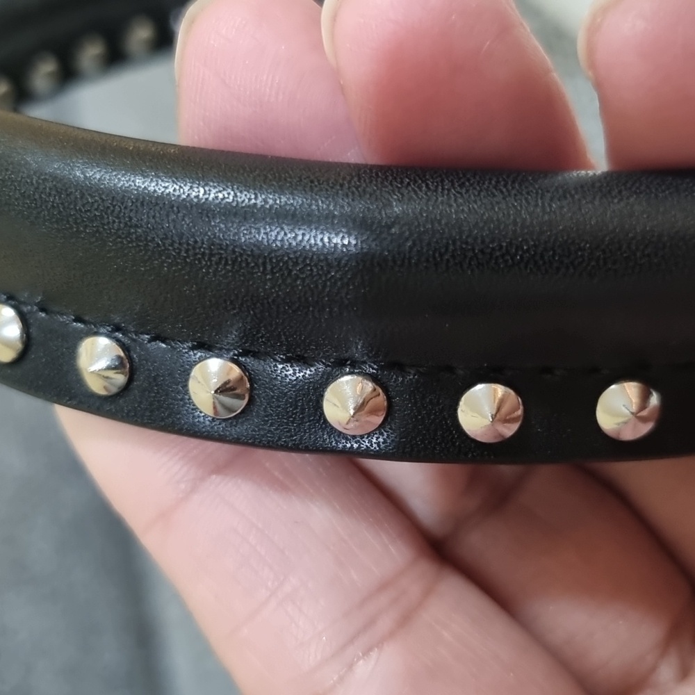 Sam Edelman Dinah Half Moon Handheld/Crossbody Small Bag White w/Silver Hardware - Picture 10 of 16